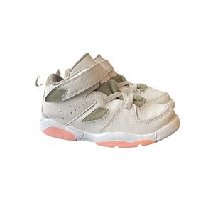 Air Jordan 6 sneakers toddler girl size 10 cream and green